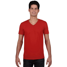 GILDAN Softstyle® felnőtt v-nyakú póló (red, XL)