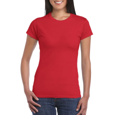 GILDAN Softstyle ® gyűrűs fonású pamut női póló (red, 2XL)