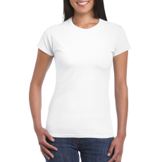 GILDAN Softstyle ® gyűrűs fonású pamut női póló (white, 2XL)