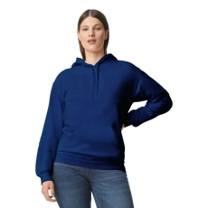 GILDAN Softstyle kapucnis pulóver kenguruzsebbel, Gildan GISF500, Navy-3XL