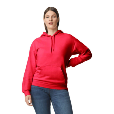 GILDAN Softstyle kapucnis pulóver kenguruzsebbel, Gildan GISF500, Red-5XL