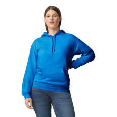 GILDAN Softstyle kapucnis pulóver kenguruzsebbel, Gildan GISF500, Royal-S