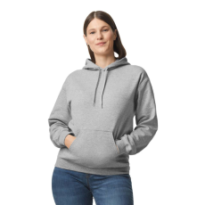 GILDAN Softstyle kapucnis pulóver kenguruzsebbel, Gildan GISF500, RS Sport Grey-4XL