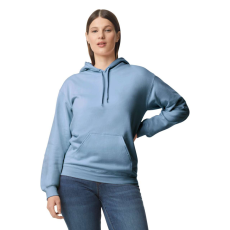 GILDAN Softstyle kapucnis pulóver kenguruzsebbel, Gildan GISF500, Stone Blue-XL