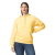 GILDAN Softstyle kapucnis pulóver kenguruzsebbel, Gildan GISF500, Yellow Haze-XL