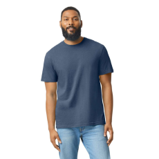 GILDAN Softstyle körkötött rövid ujjú póló, Gildan GI67000, Navy Mist-3XL