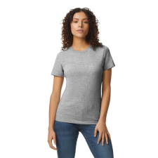 GILDAN Softstyle® puha, gyűrűs fonású pamut női póló (RS Sport Grey, M) női póló