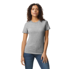 GILDAN Softstyle® puha, gyűrűs fonású pamut női póló (RS Sport Grey, S) női póló
