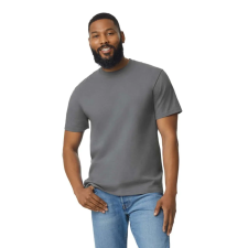 GILDAN Softstyle® puha, gyűrűs fonású pamut póló (charcoal, 2XL) munkaruha
