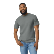 GILDAN Softstyle® puha, gyűrűs fonású pamut póló (graphite heather, 2XL) munkaruha