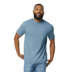 GILDAN Softstyle® puha, gyűrűs fonású pamut póló (stone blue, XL)