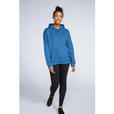 GILDAN Softstyle® puha, gyűrűs fonású pamut unisex kapucnis pulóver (royal, M)