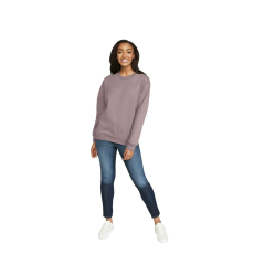 GILDAN Softstyle® puha, gyűrűs fonású pamut unisex környakú pulóver (charcoal, 3XL)