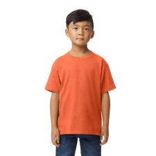 GILDAN Softstyle rövid ujjú kereknyakú gyerekpóló, Gildan GIB65000, Orange-XS gyerek póló