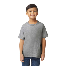 GILDAN Softstyle rövid ujjú kereknyakú gyerekpóló, Gildan GIB65000, RS Sport Grey-XS