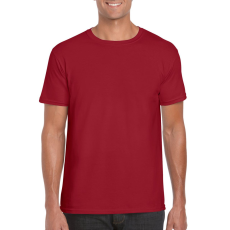 GILDAN Softstyle rövid ujjú környakas póló, Gildan GI64000, Cardinal Red-3XL
