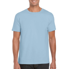 GILDAN Softstyle rövid ujjú környakas póló, Gildan GI64000, Light Blue-XL