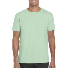 GILDAN Softstyle rövid ujjú környakas póló, Gildan GI64000, Mint Green-XL férfi póló