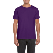 GILDAN Softstyle rövid ujjú környakas póló, Gildan GI64000, Purple-2XL férfi póló