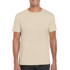 GILDAN Softstyle rövid ujjú környakas póló, Gildan GI64000, Sand-3XL