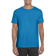 GILDAN Softstyle rövid ujjú környakas póló, Gildan GI64000, Sapphire-M férfi póló