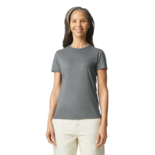GILDAN Softstyle testhez álló rövid ujjú női póló, Gildan GIL64000, Graphite Heather-3XL női póló