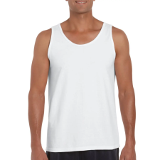 GILDAN Softstyle ujjatlan férfi pamut póló, Gildan GI64200, White-XL férfi póló