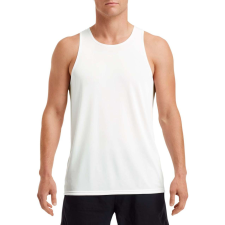 GILDAN Sport hátú Actíve Fit férfi trikó, Gildan GI46200, White-S atléta, trikó