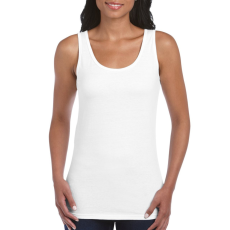 GILDAN Testhez álló, oldalvarrott női trikó, Gildan GIL64200, White-XL