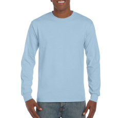 GILDAN Ultra Cotton™ felnőtt hosszú ujjú póló (light blue, 3XL)