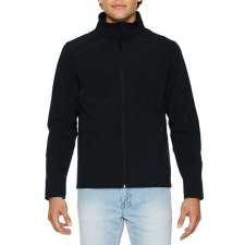 GILDAN Uniszex kabát Gildan GISS800 Hammer Softshell Jacket -4XL, Black férfi kabát, dzseki