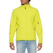 GILDAN Uniszex kabát Gildan GISS800 Hammer Softshell Jacket -M, Safety Green férfi kabát, dzseki
