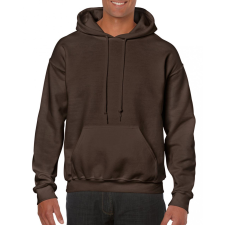 GILDAN Uniszex kapucnis pulóver Gildan GI18500 Heavy Blend Adult Hooded Sweatshirt -4XL, Dark Chocolate férfi pulóver, kardigán