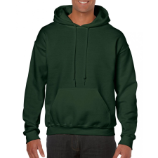 GILDAN Uniszex kapucnis pulóver Gildan GI18500 Heavy Blend Adult Hooded Sweatshirt -5XL, Forest Green férfi pulóver, kardigán