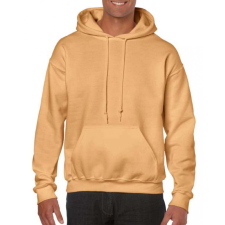 GILDAN Uniszex kapucnis pulóver Gildan GI18500 Heavy Blend™ Adult Hooded Sweatshirt -XL, Old Gold férfi pulóver, kardigán