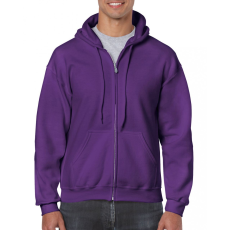 GILDAN Uniszex kapucnis pulóver Gildan GI18600 Heavy Blend Adult Full Zip Hooded Sweatshirt -XL, Purple
