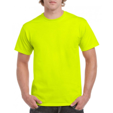 GILDAN Uniszex póló Gildan GI5000 Heavy Cotton™ Felnőtt póló -L, Safety Green férfi póló