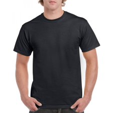GILDAN Uniszex póló Gildan GI5000 Heavy Cotton™ Felnőtt póló -S, Black férfi póló