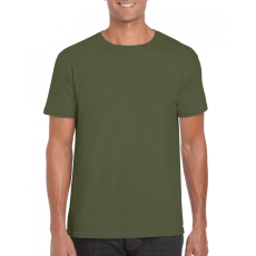 GILDAN Uniszex póló Gildan GI64000 Softstyle® Felnőtt póló -M, Military Green