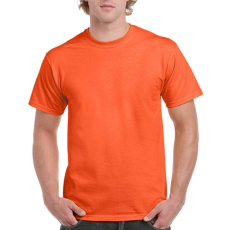GILDAN Uniszex póló Rövid ujjú Gildan Ultra Cotton Adult T-Shirt - M, Narancssárga
