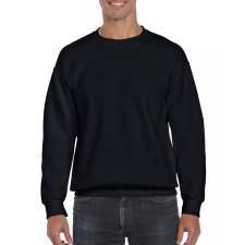 GILDAN Uniszex pulóver Gildan GI12000 Dryblend® Adult Crewneck Sweatshirt -S, Black férfi pulóver, kardigán