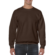 GILDAN Uniszex pulóver Gildan GI18000 Heavy Blend Adult Crewneck Sweatshirt -5XL, Dark Chocolate