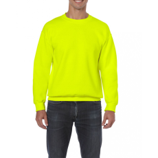 GILDAN Uniszex pulóver Gildan GI18000 Heavy Blend™ Adult Crewneck Sweatshirt -XL, Safety Green