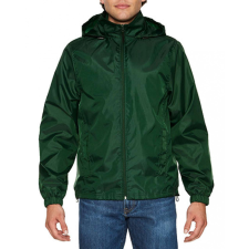 GILDAN Uniszex széldzseki Gildan GIWR800 Hammer Windwear Jacket -2XL, Forest Green férfi kabát, dzseki