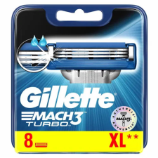  Gillette borotvabetét 8 db Mach3 Turbo 3D pótfej, penge