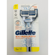  Gillette készülék+2 db borotvabetét Skinguard Sensitive Flexball eldobható borotva