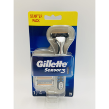  Gillette készülék+4 db borotvabetét Sensor3 eldobható borotva
