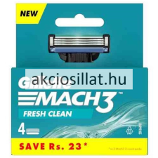 Gillette Mach3 borotvabetét 4db-os pótfej, penge