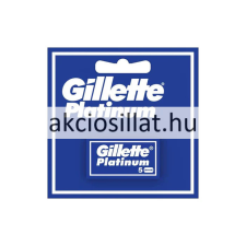 Gillette Platinum hagyományos borotvapenge 5db pótfej, penge