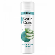  Gillette Satin Care Sensitive Aloe Vera Glide Borotvazselé, 200 ml borotvahab, borotvaszappan
